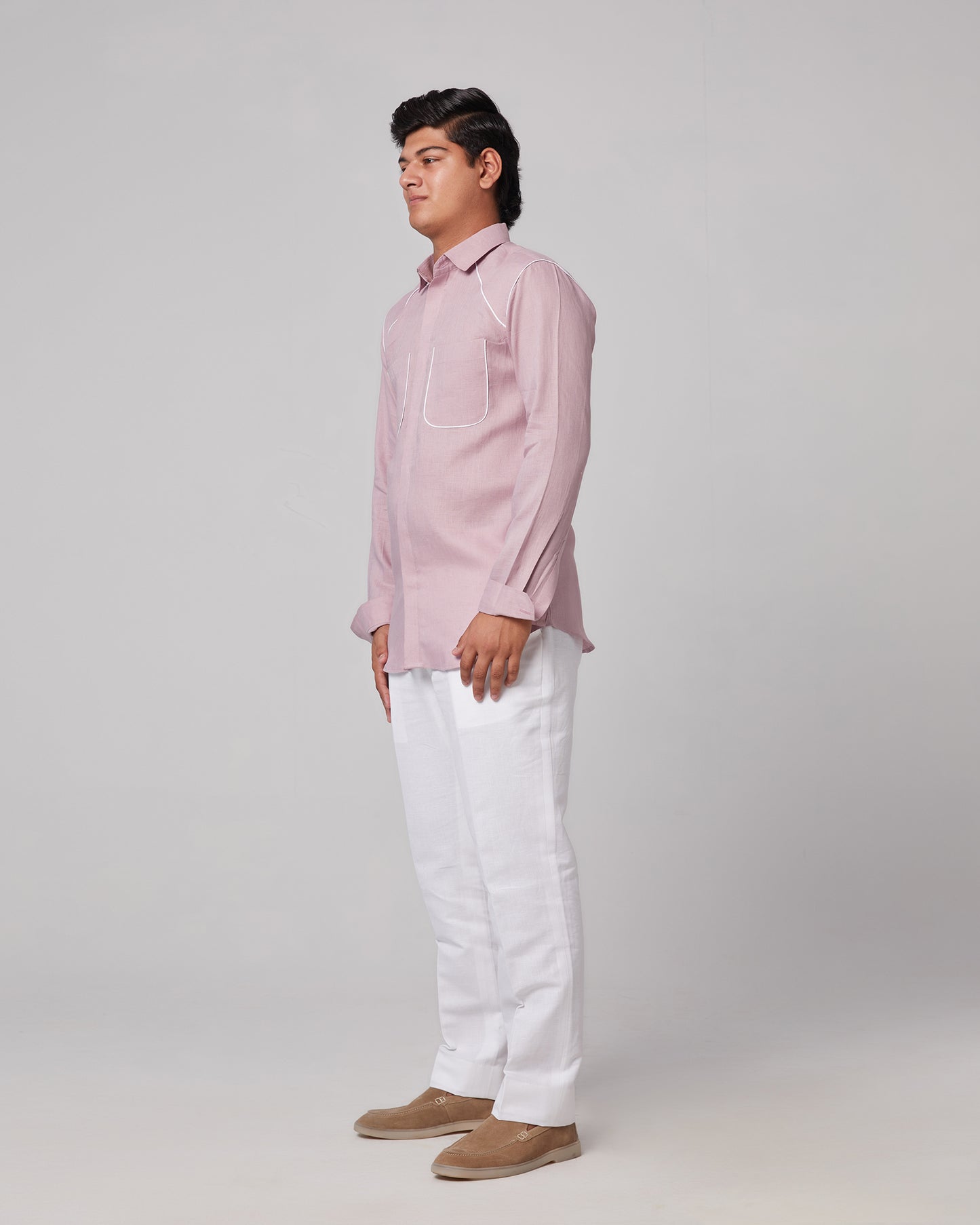 Military Pocket Piping Shirt