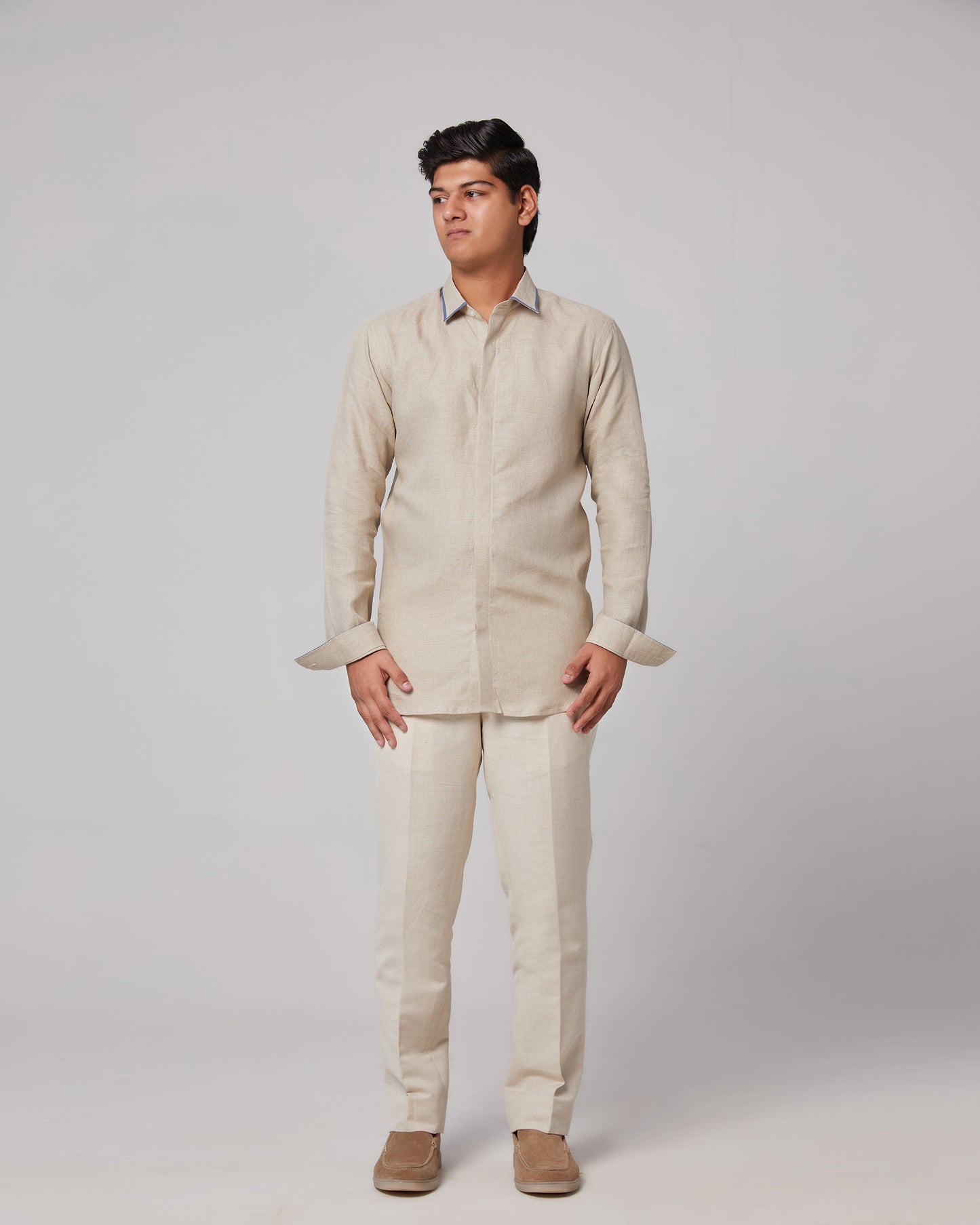Minimal Contrast Shirt.