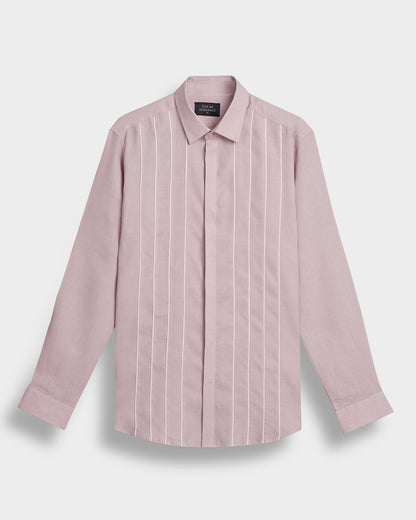 Striped Piping Shirt.