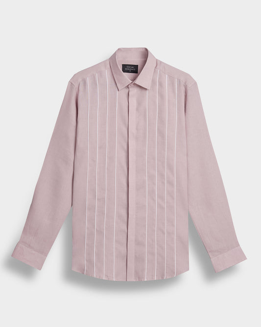 Striped Piping Shirt.
