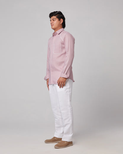 Military Pocket Piping Shirt