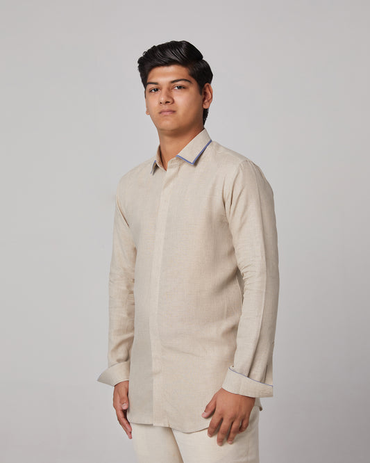 Minimal Contrast Shirt.