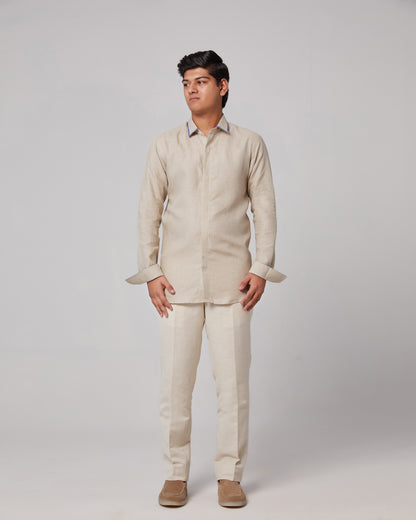 Minimal Contrast Shirt.